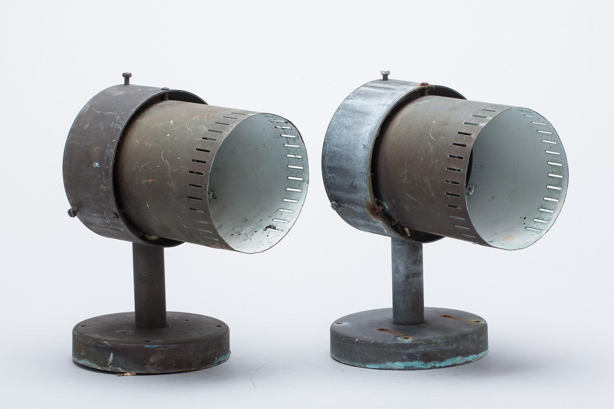 YTTERBELYSNING, ett par, Atelje Lyktan. 1900-talets senare del.