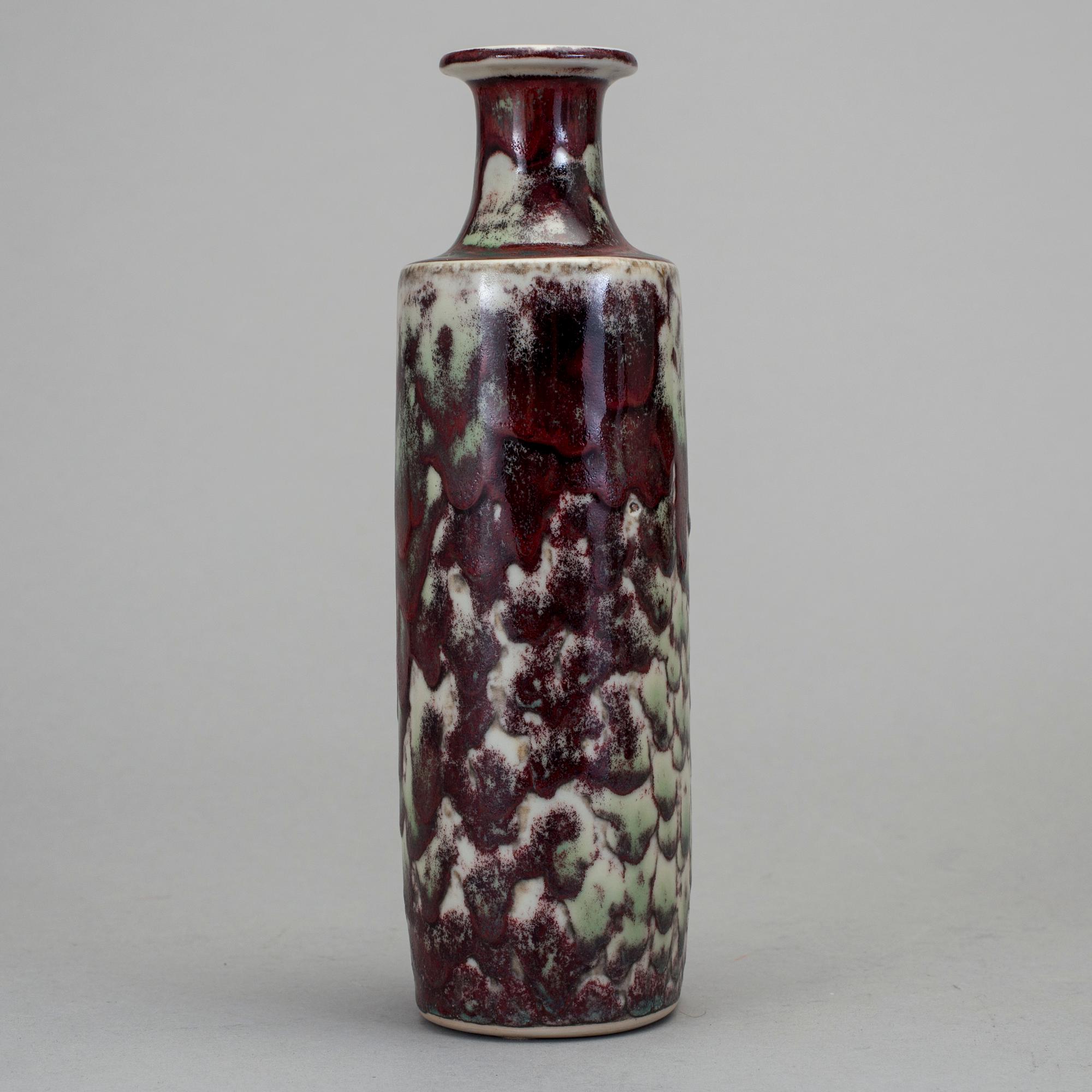 VAS, stengods, Stig Lindberg, Gustavsberg Studio, 1970-tal.