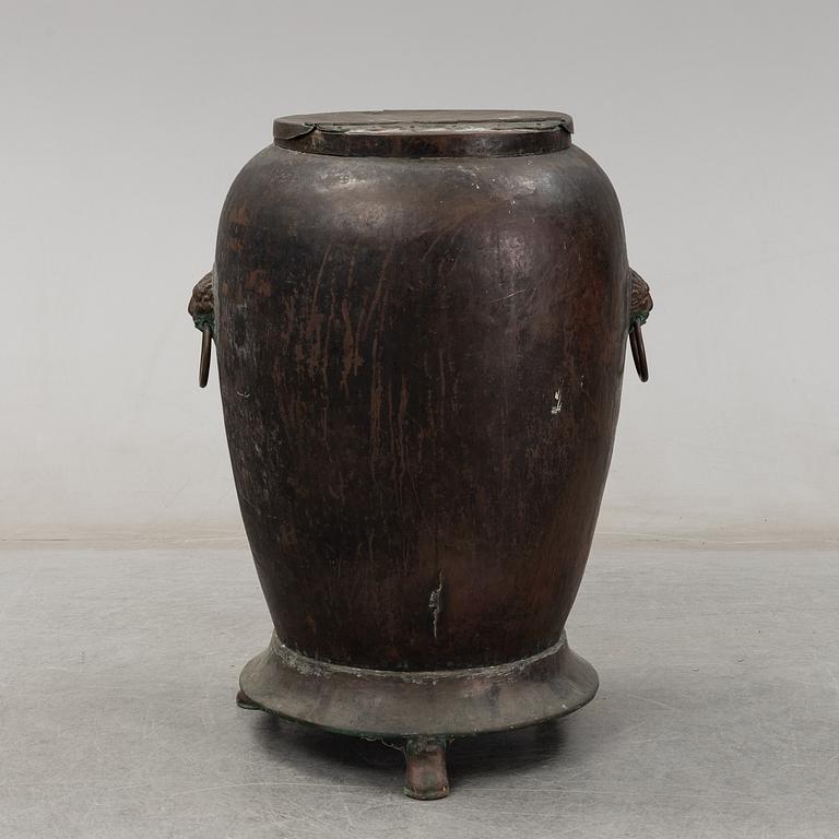 Vattentunna, koppar, 1800-tal.