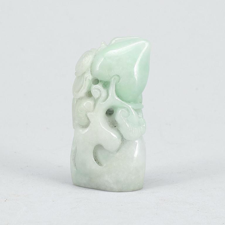 FIGUR, nefrit, Kina, 1900-tal.
