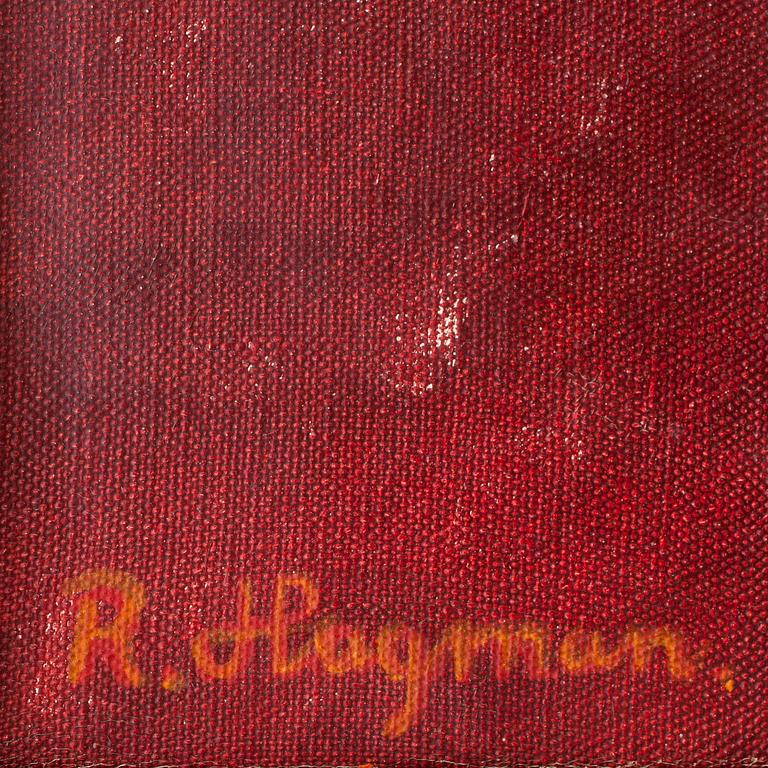 RUNE HAGMAN, olja på duk, sign.