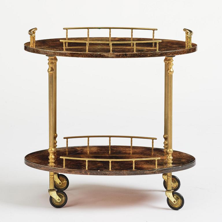 Aldo Tura, serveringsvagn, Milano, Italien, 1960-70-tal.