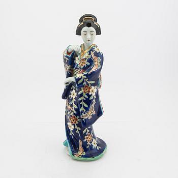 Figurin Japan 1900-talets början porslin.