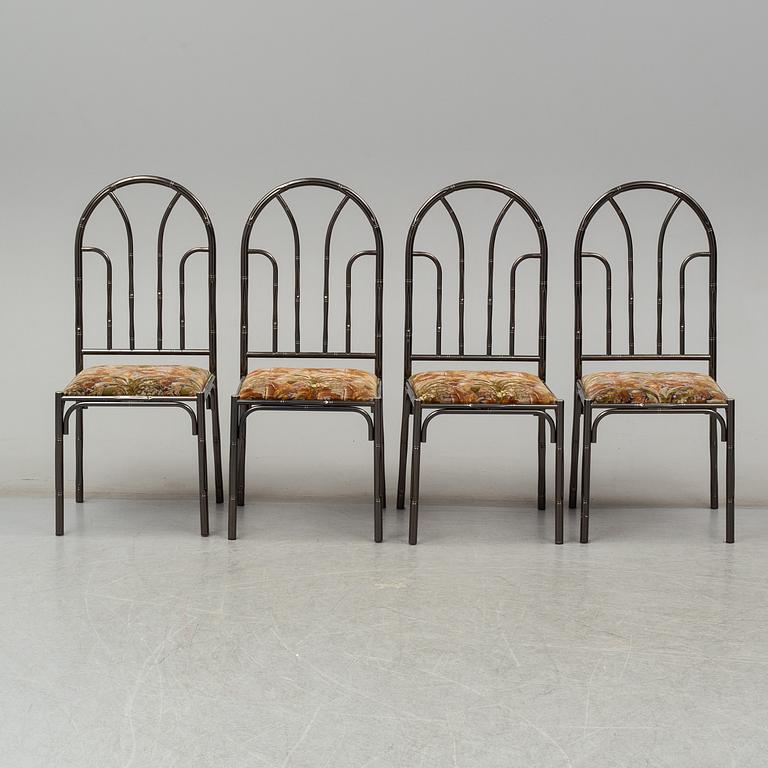 A set of four chairs, 1970s-80s.