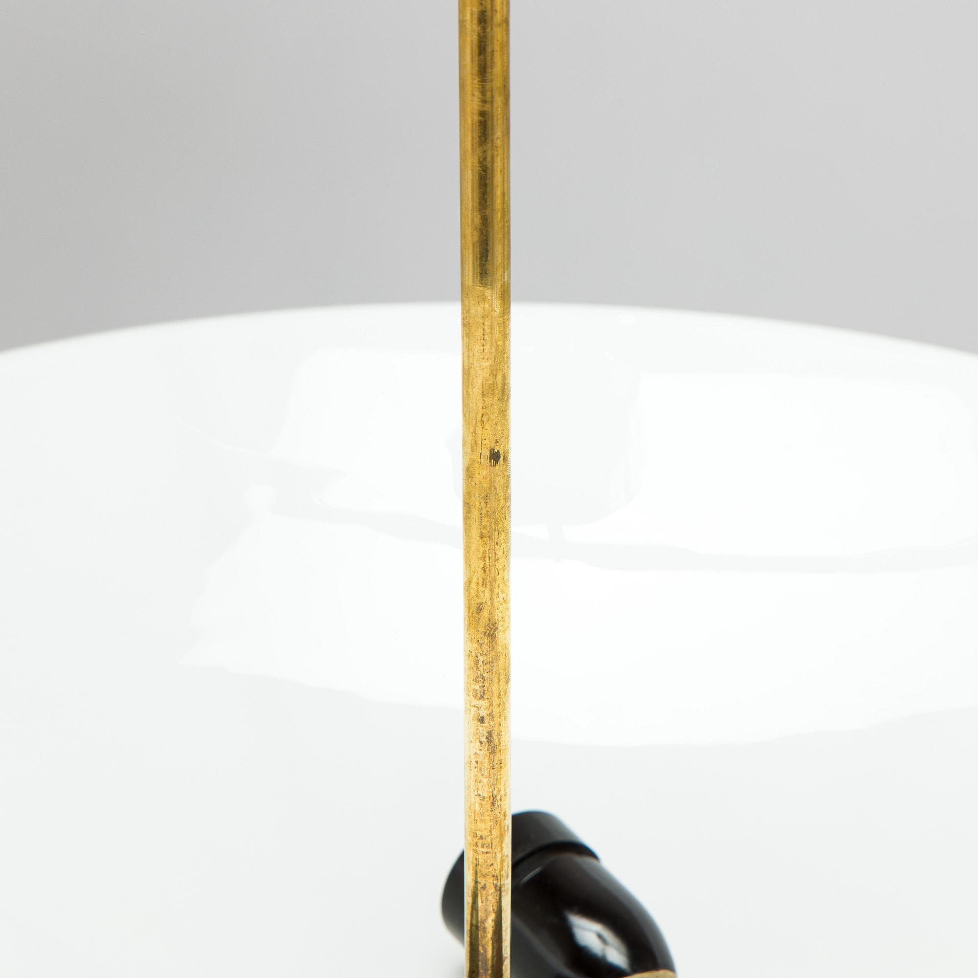 Paavo Tynell, a mid-20th century ceiling light for Taito, Finland.