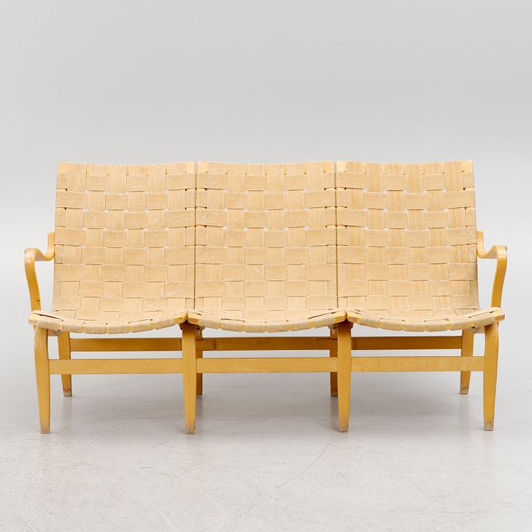 Bruno Mathsson, an 'Eva' sofa, Firma Karl Mathsson, Värnamo, 1973.