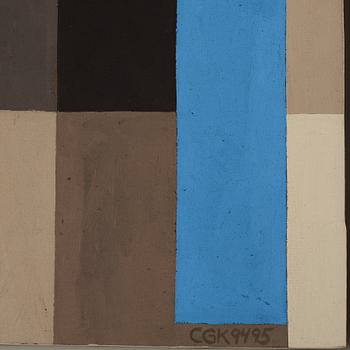 C Göran Karlsson, tempera on canvas, signed and dated 94-95.