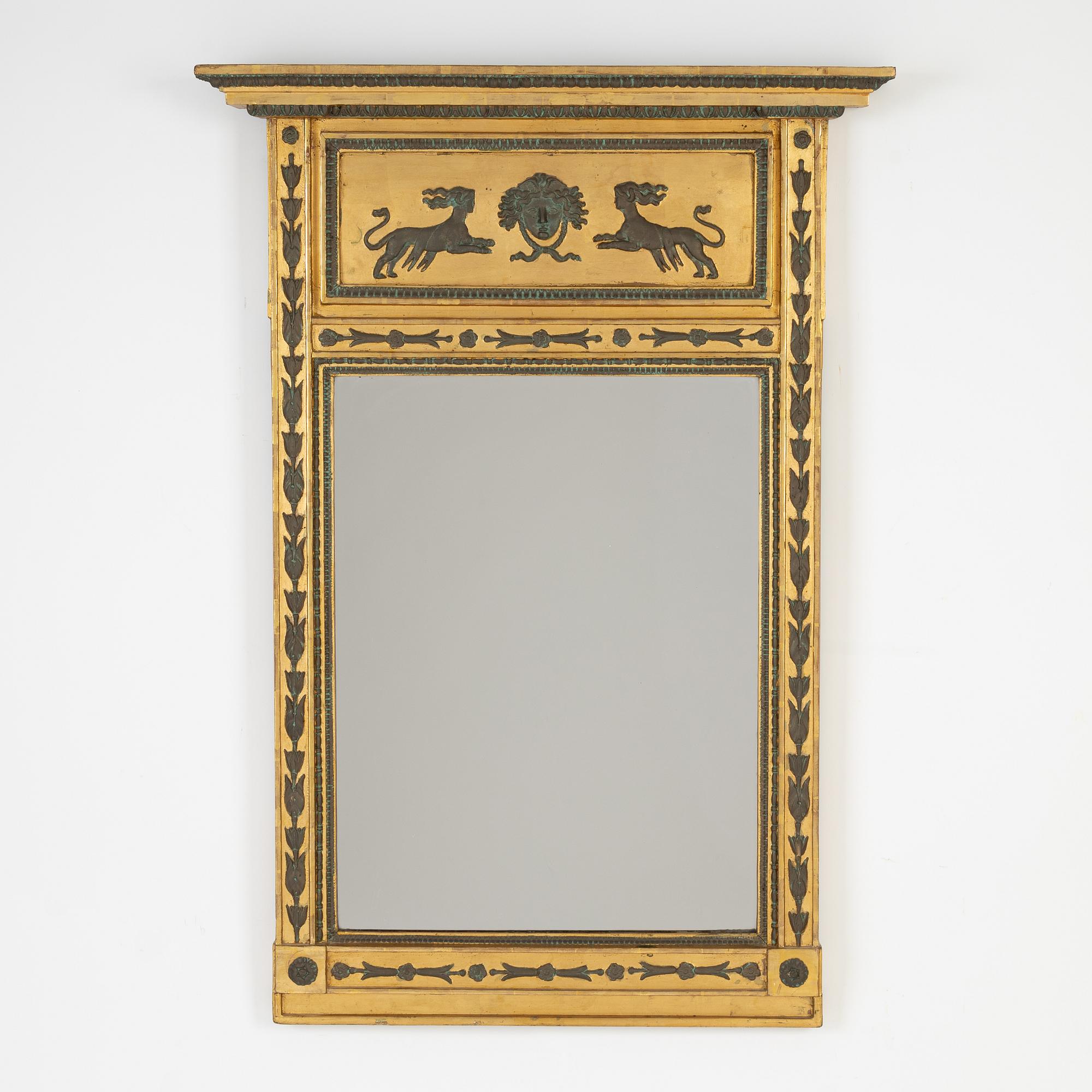 Spegel, empire, 1800-talets första hälft.
