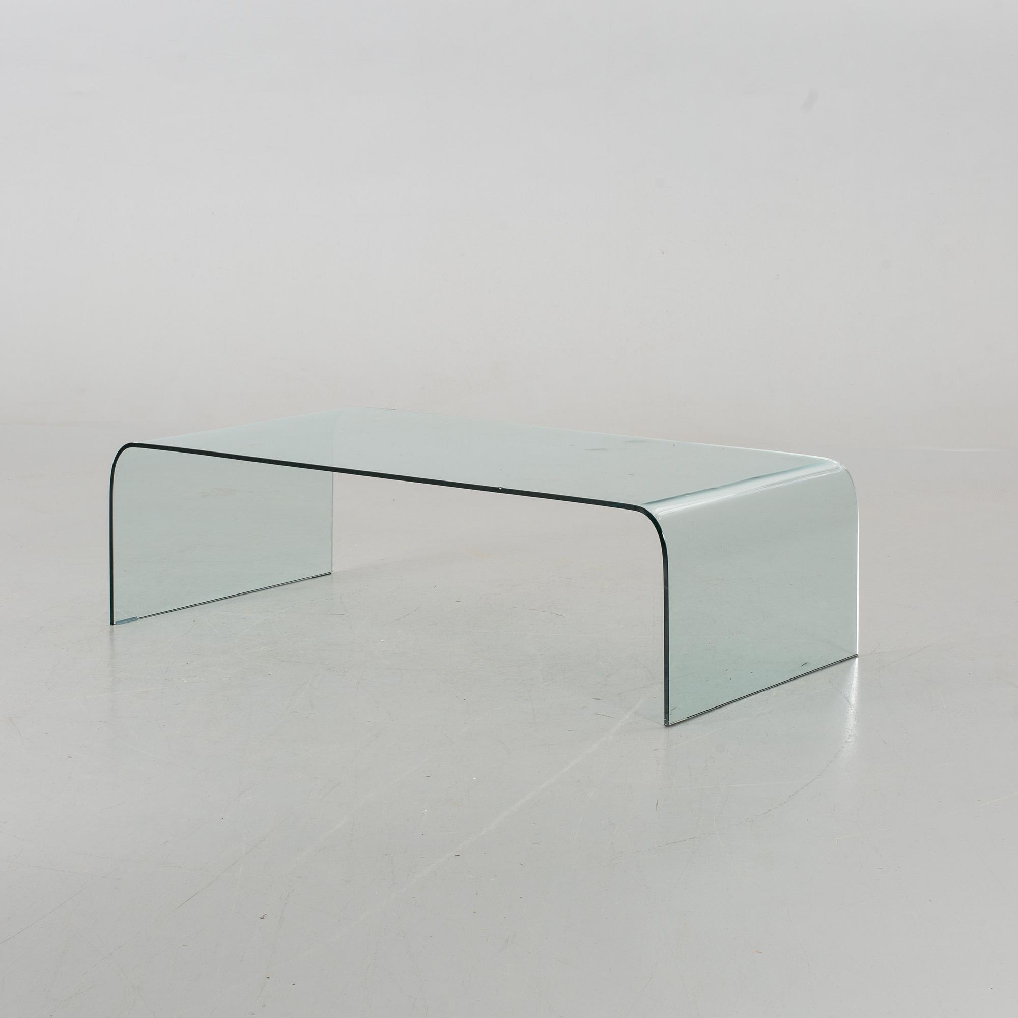 SOFFBORD, glas, 1900-talets andra hälft.