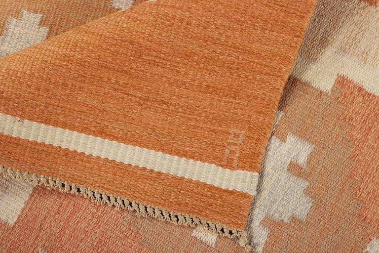 Anna-Johanna Ångström, a flat weave carpet, c. 309 x 198 cm.