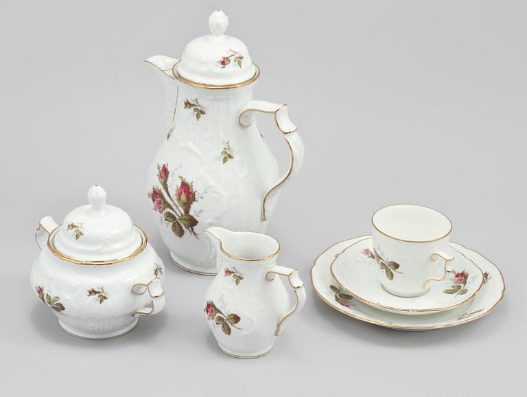 KAFFESERVIS, 25 delar, porslin, Rosenthal, 1900-talets andra hälft.