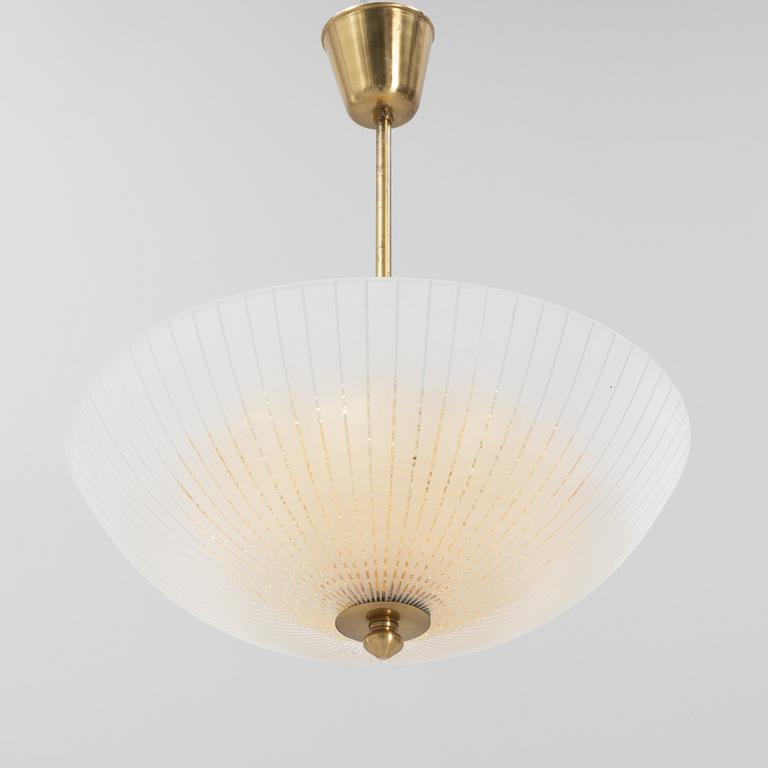 A Swedish Modern ceiling lamp, 1940's.