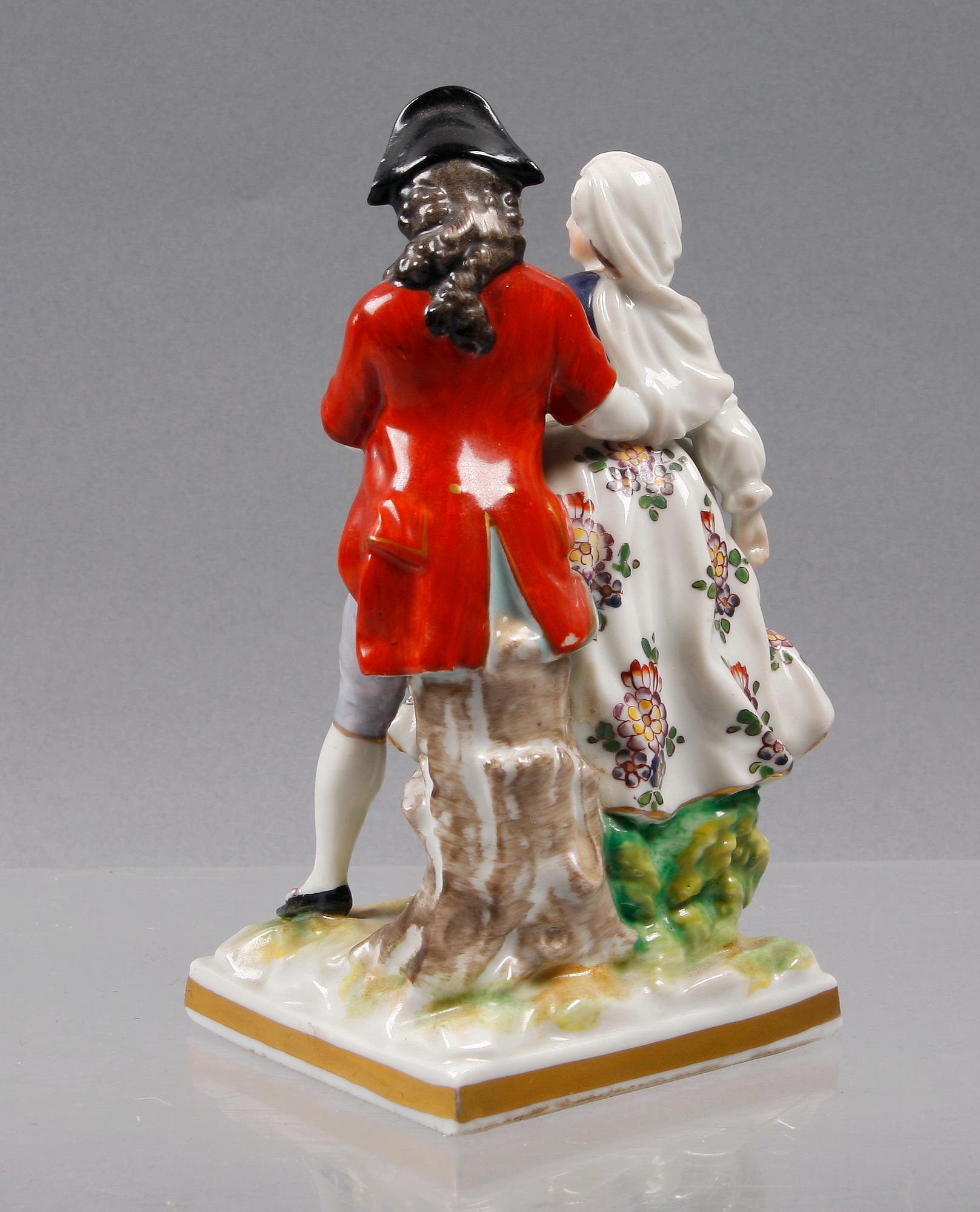 FIGURIN, porslin, Tyskland. 1900-tal.