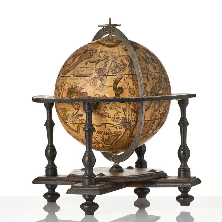 A celestial library globe by av Matthäus Seutter (Augsburg, 1678-1757).