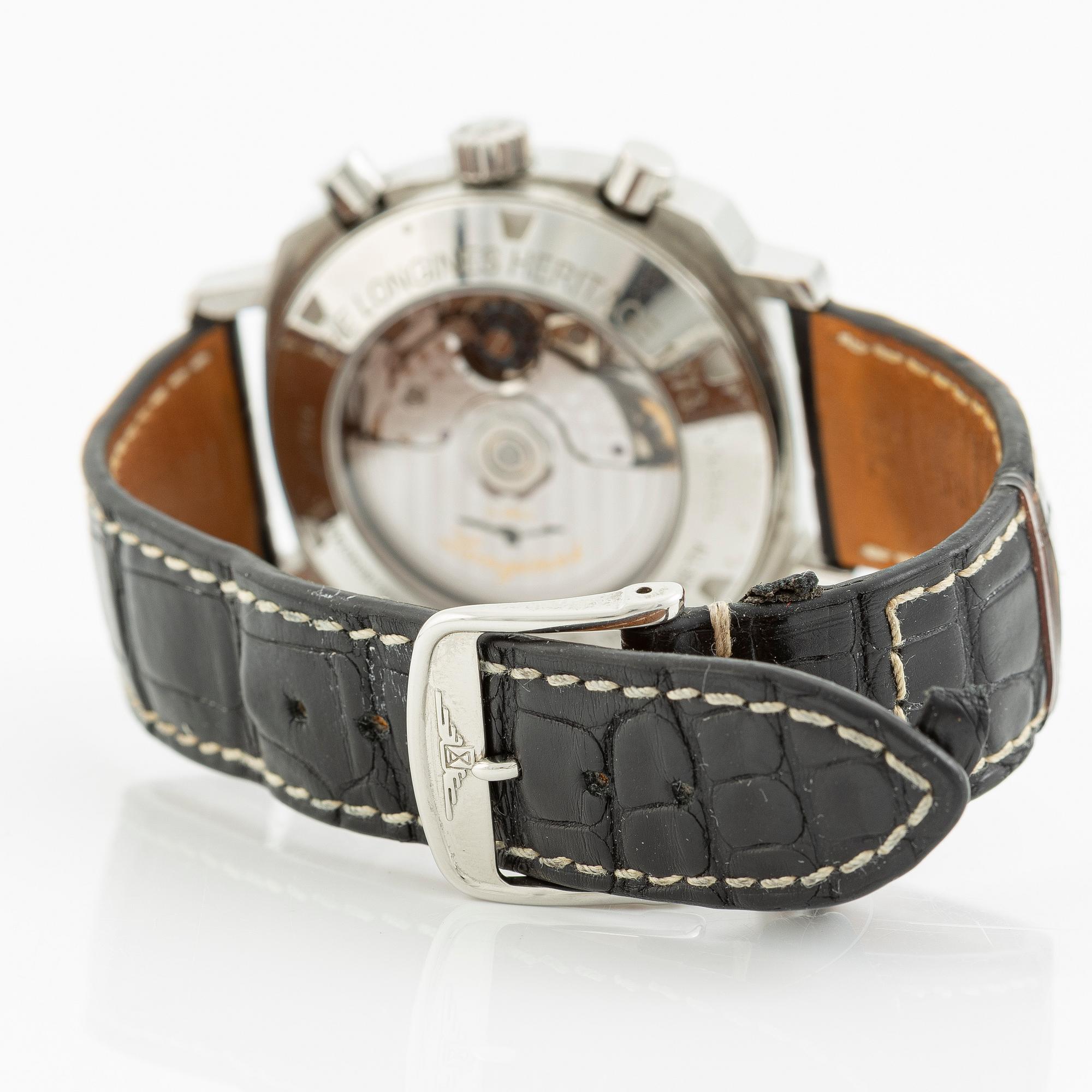 Longines, Heritage 1973, chronograph, wristwatch, 40 mm.