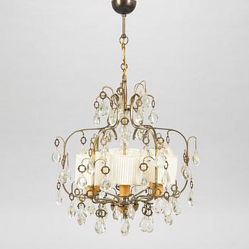 Paavo Tynell, a mid-20th century '1487/6' chandelier for Taito.