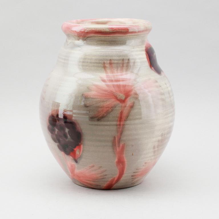 VAS, stengods, Höganäs, Edgar Böckman, signerad.