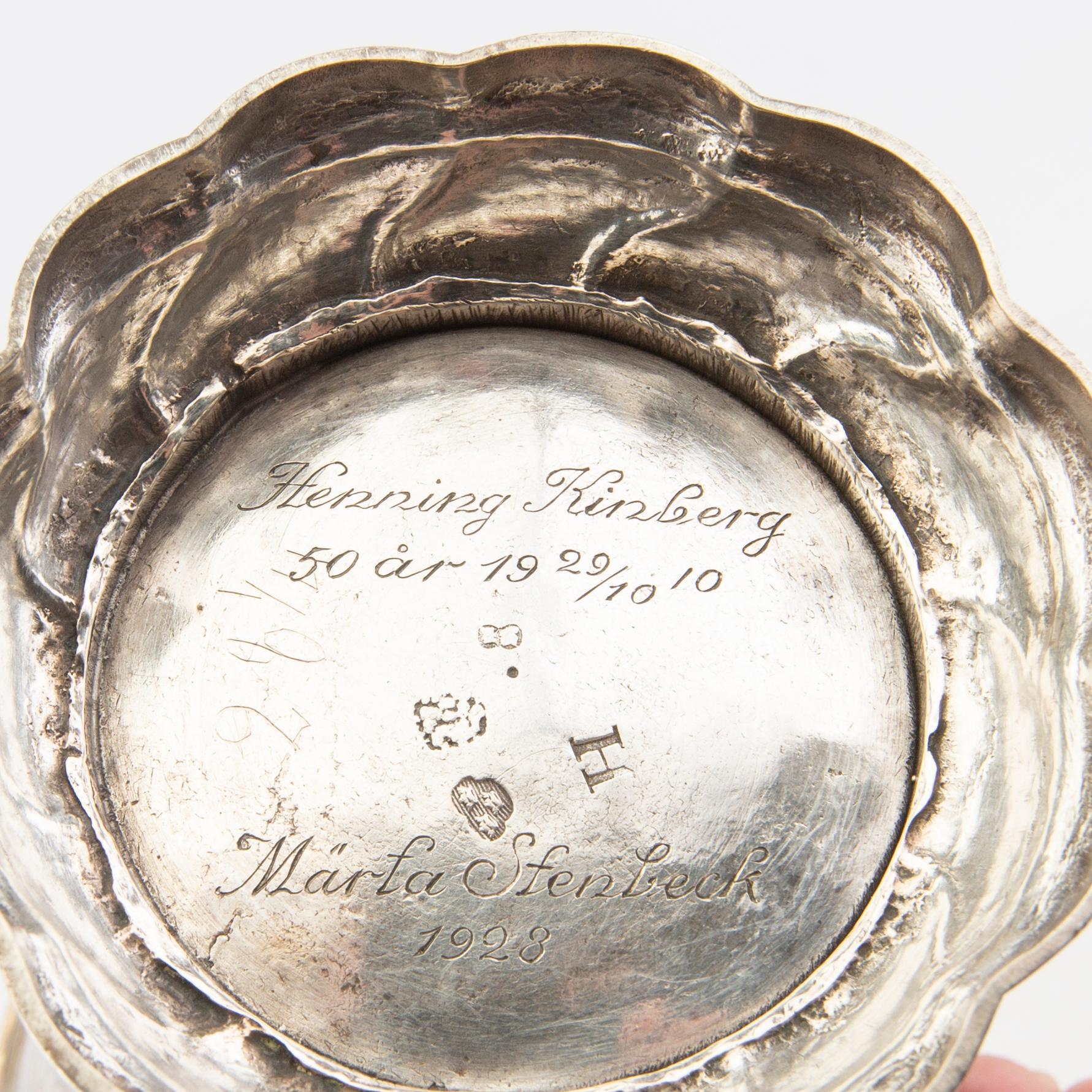 Bägare silver 1766.