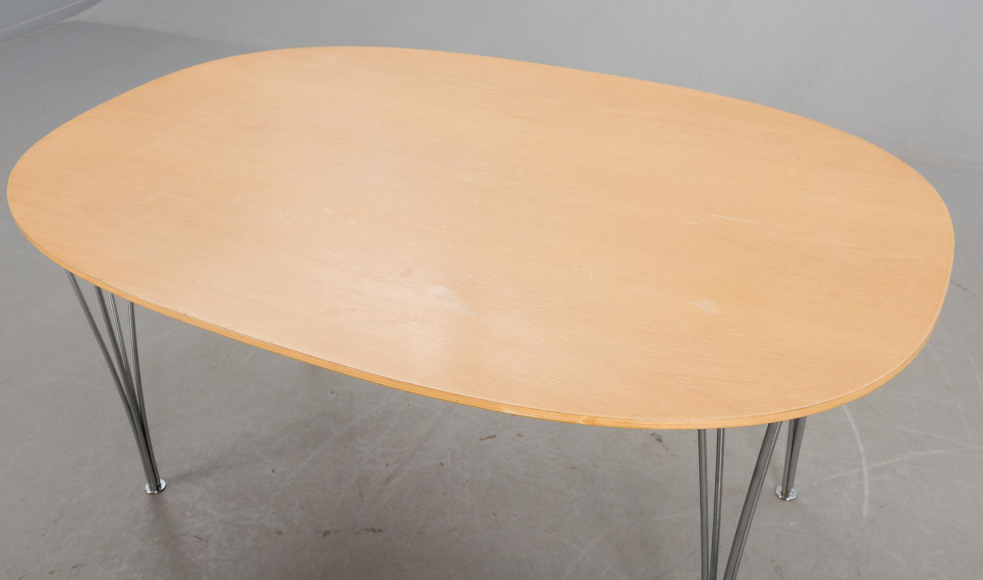 MATBORD, "Superellips", Bruno Mathsson och Piet Hein för Fritz Hansen, 1987.