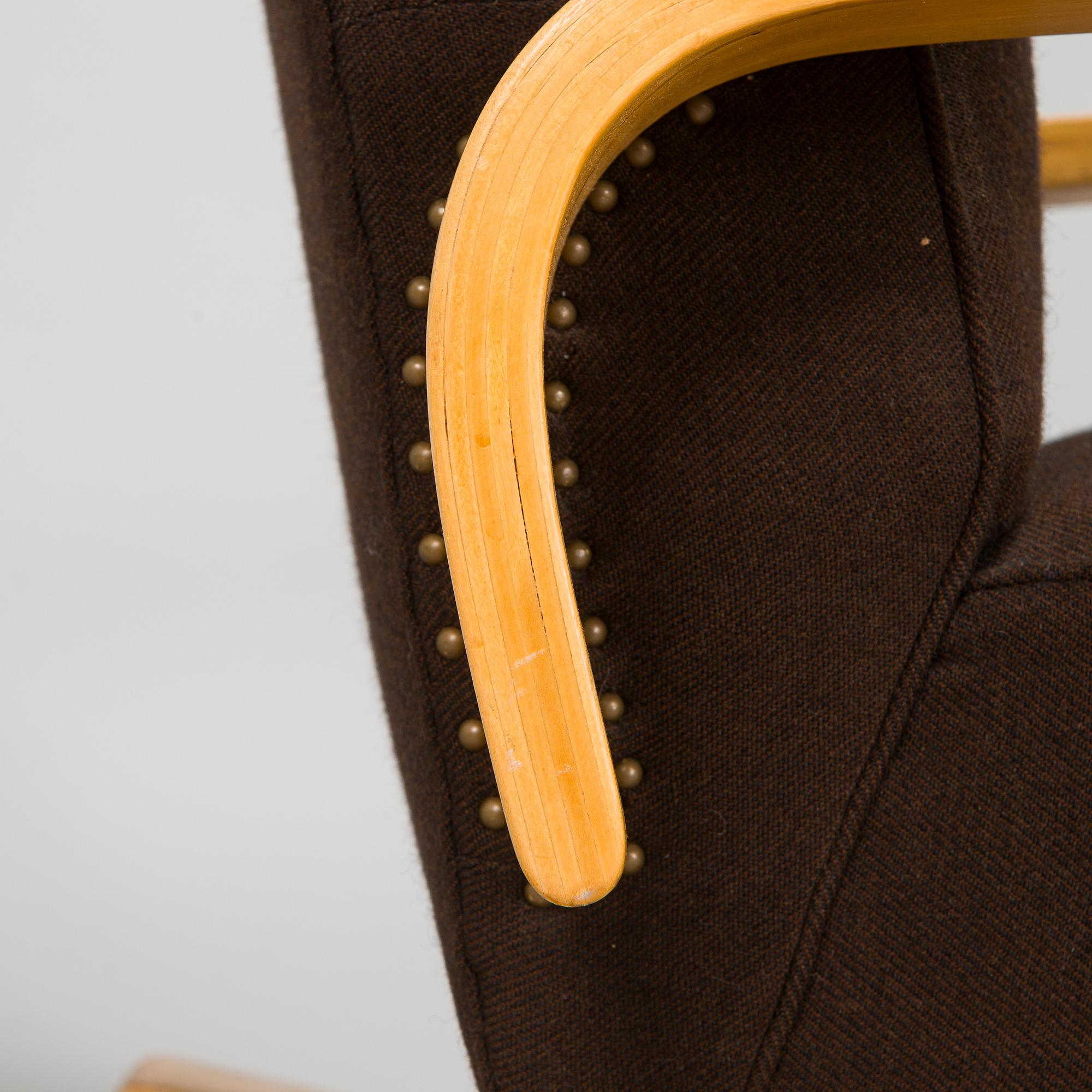Alvar Aalto, a 1940s armchair modell 38 'Tank' for Huonekalu- ja Rakennustyötehdas A.B.