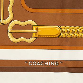 Hermès, scarf, "Coaching".