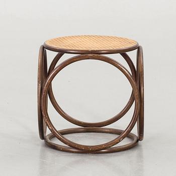 A THONET STYLE BENTWOOD FOOT STOOL.