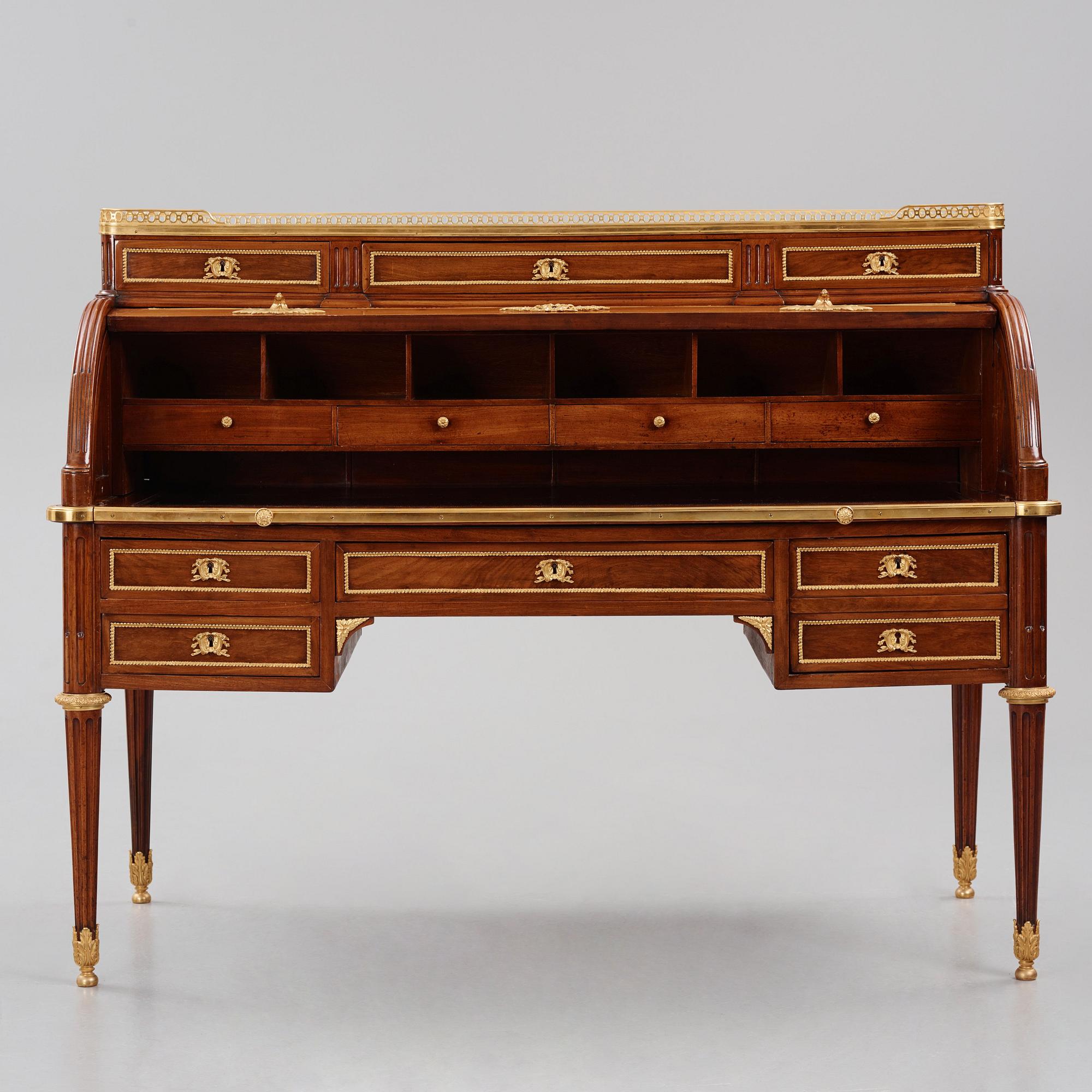 Sekretär, Parisarbete, 1800-talets andra hälft, Louis XVI-stil.