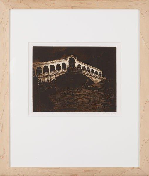 Lennart Olson, "Ponte di Rialto, Venedig", 1983.