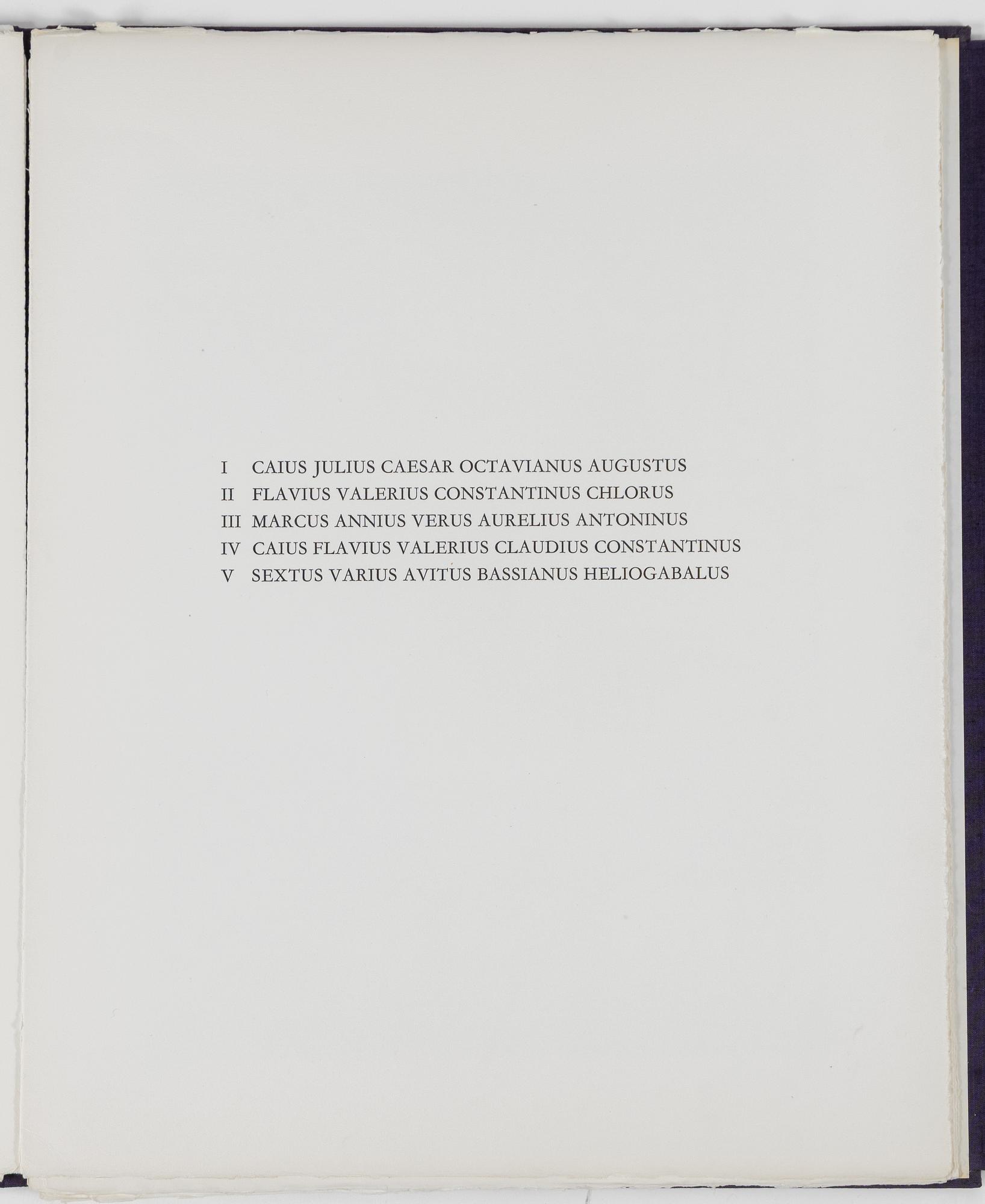 Enrico Baj, "Imperatores Romani".