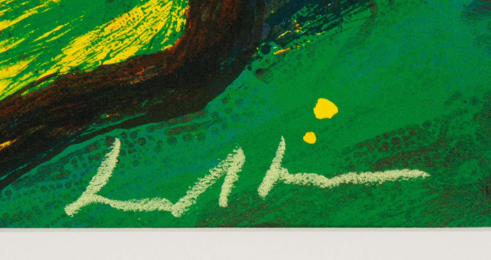 Bengt Lindström, lithograph in colours, signed 116/150.