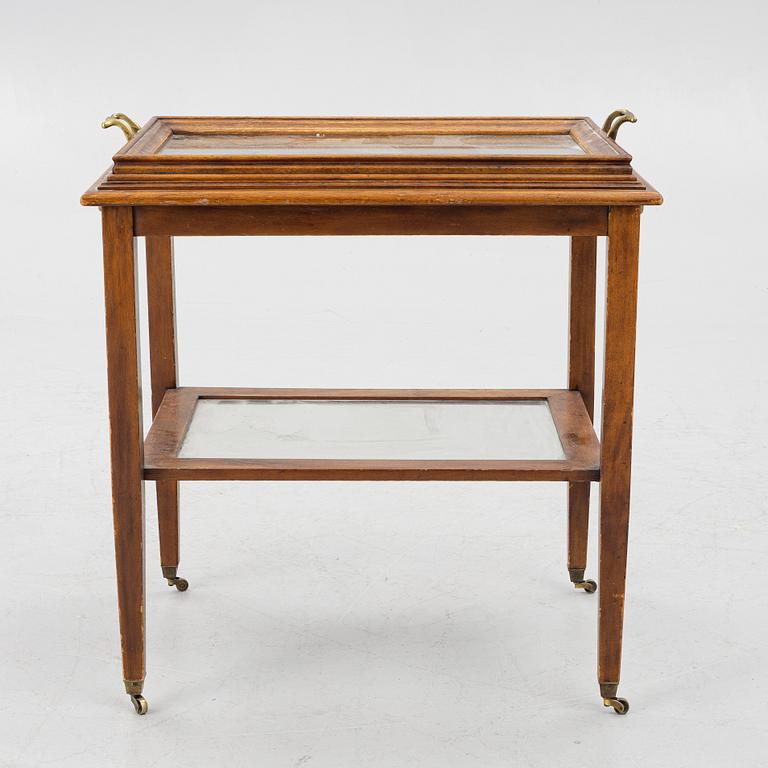 A serving trolley, likely England, first half of the 20th century.