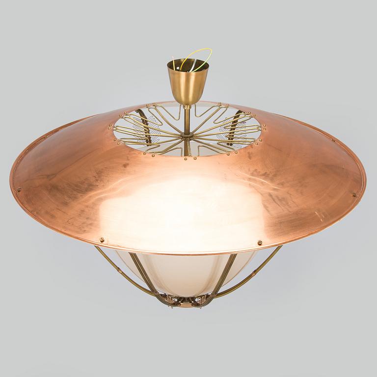 Lisa Johansson-Pape, taklampa, beställningsarbete, Stockmann Orno. Tillverkad 1948-1950.