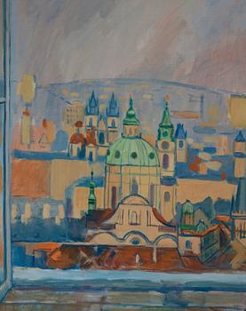 Hilding Linnqvist, View from Prague.