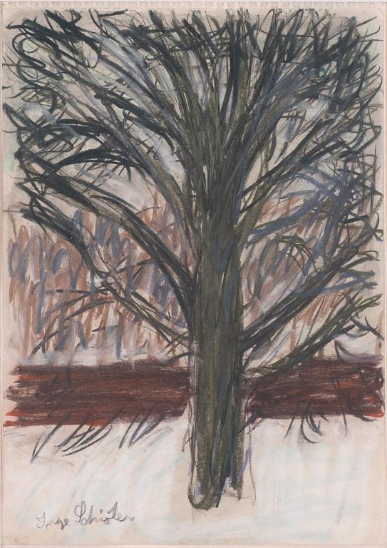Inge Schiöler, "Lövträd vinter".