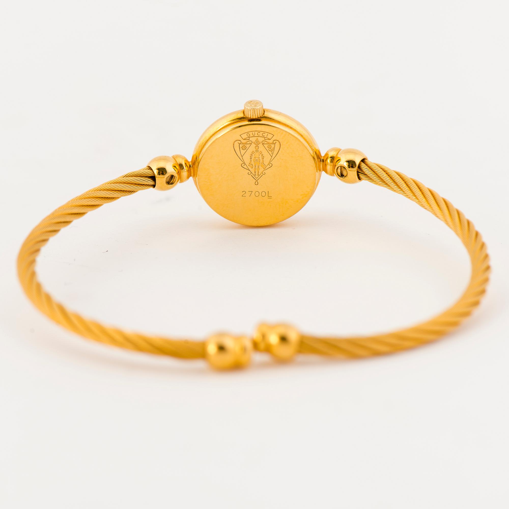 Gucci 2700l twisted cable bangle watch new arrivals