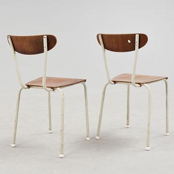 STOLAR, 6 stycken, omkring 1900-talets mitt.