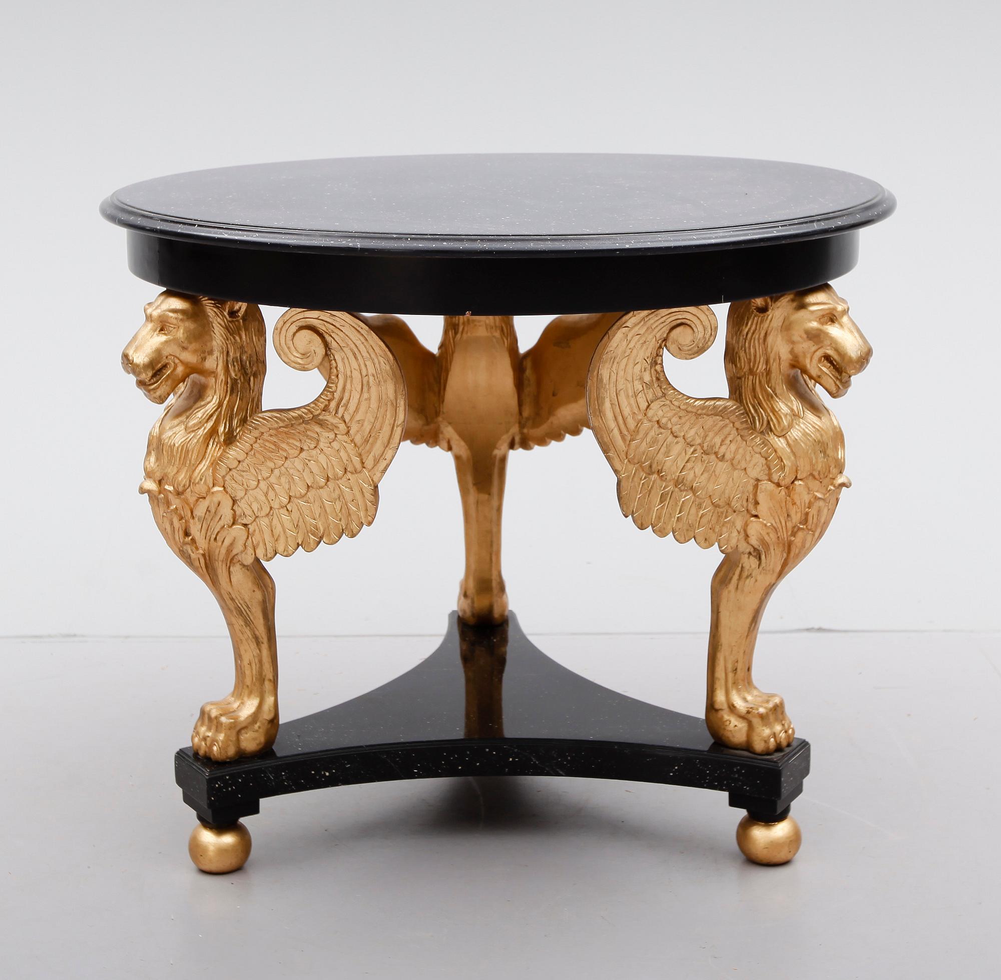 SALONGSBORD, empirestil, 1900-talets första hälft.