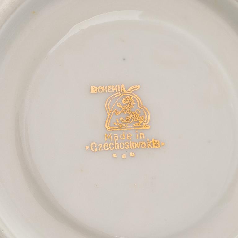 Espressokoppar, 18 st, porslin, Tjeckoslovakien 1900-talets mitt.