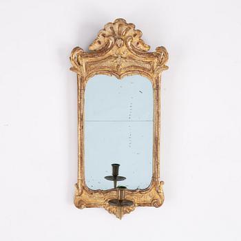 A Rococo girandole mirror, second half of the 18th century.