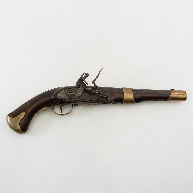 Flintlock pistol, Swedish, m/1816 for the Skåne Carabiniers.