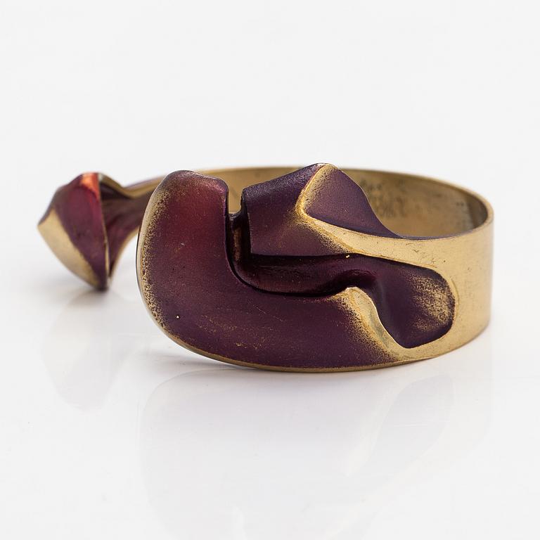 Björn Weckström, A fire bronze braclet "Krupp". Lapponia.