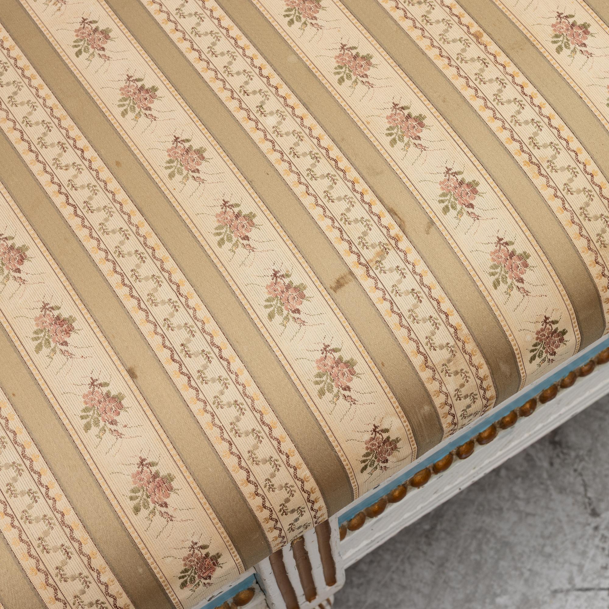 Sofa, late Gustavian, circa 1800.