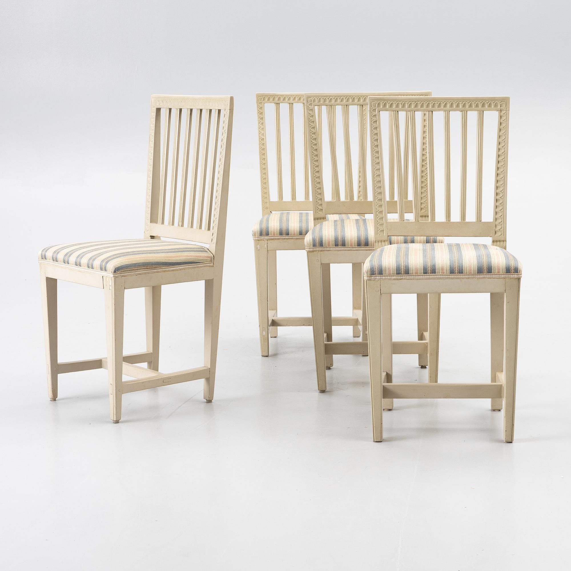 Stolar, 4 st, 1800-tal.