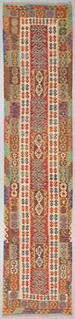 A RUNNER, Kilim, oriental, around 415 x 90 cm.