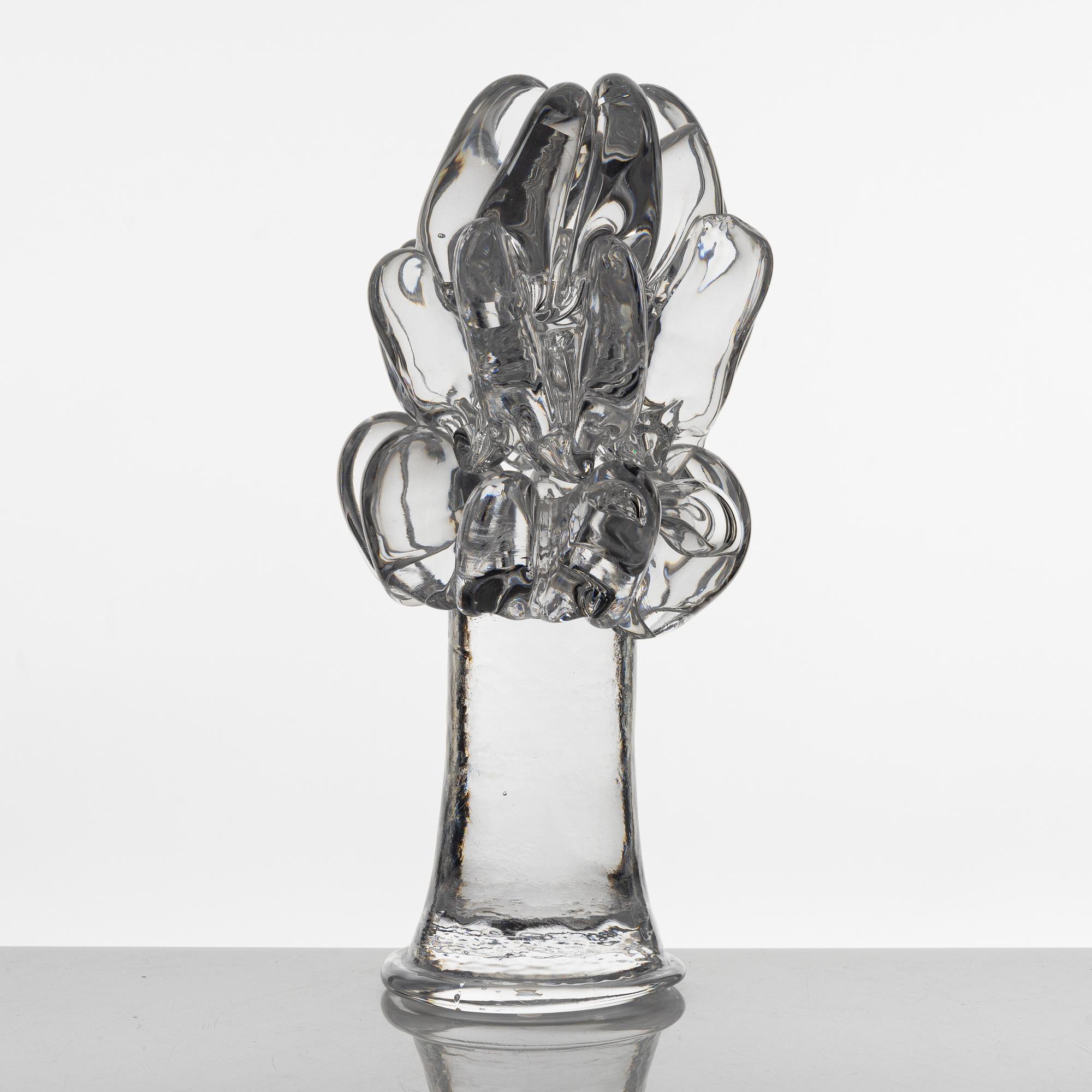 Göran Wärff, object, signed Wärff, Kosta, second half of the 20th century.