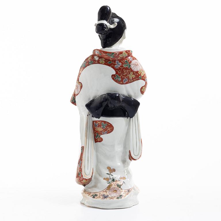 Figurin, porslin. Japan, Meiji (1868-1912).