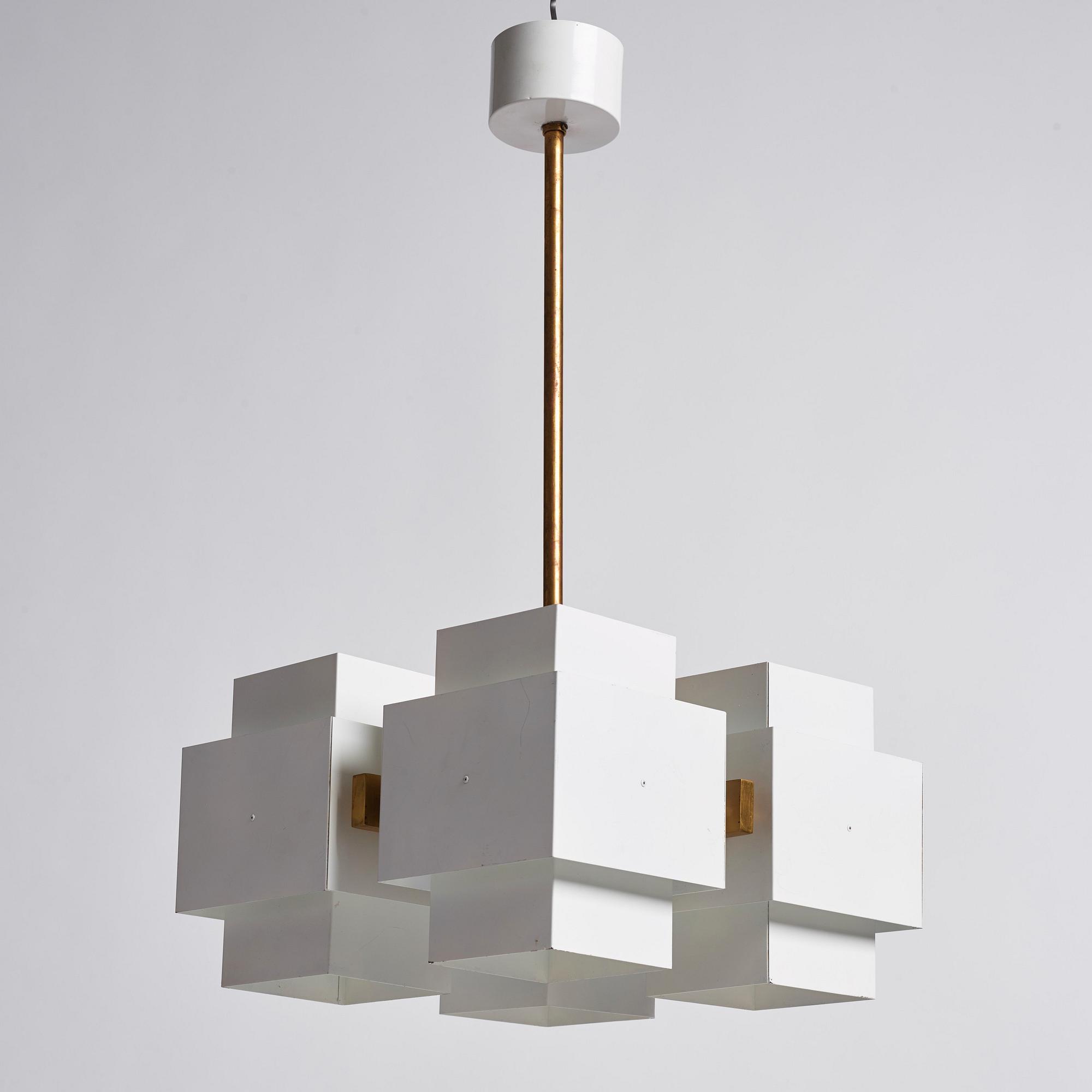 Hans-Agne Jakobsson, a ceiling light 'C769 4 P/Selectra', Hans Agne Jakobsson AB, Markaryd Sweden 1960-70s.