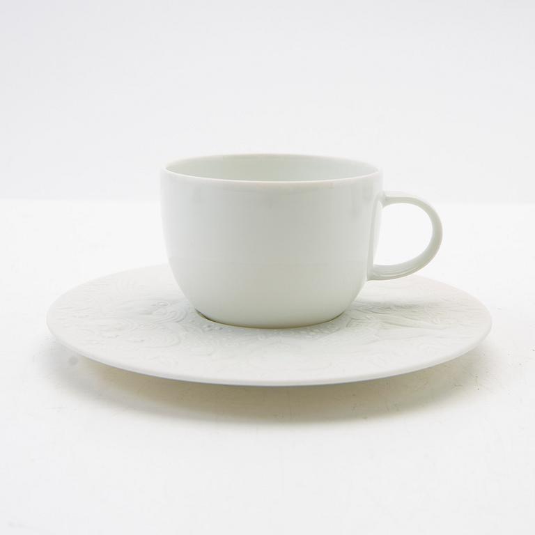 Björn Wiinblad, service pieces, porcelain, 13 pieces, "The Magic Flute"/"Die Zauberflöte", Rosenthal, Germany.