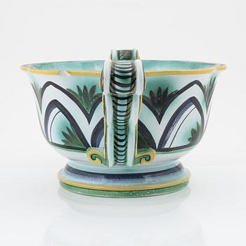 Arthur Percy, skål, flintgods, Swedish Grace, Gefle, 1920/30-tal.