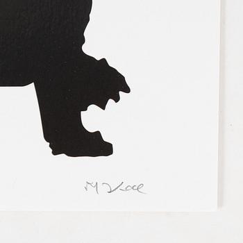 Makode Linde, litografi med UV-lack, signerad och numrerad 108/120.